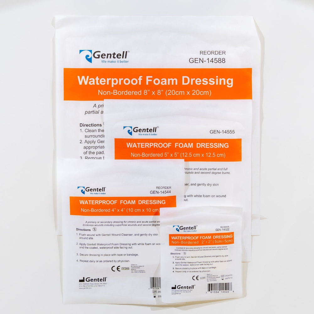 Waterproof Foam Non-Bordered Dressing