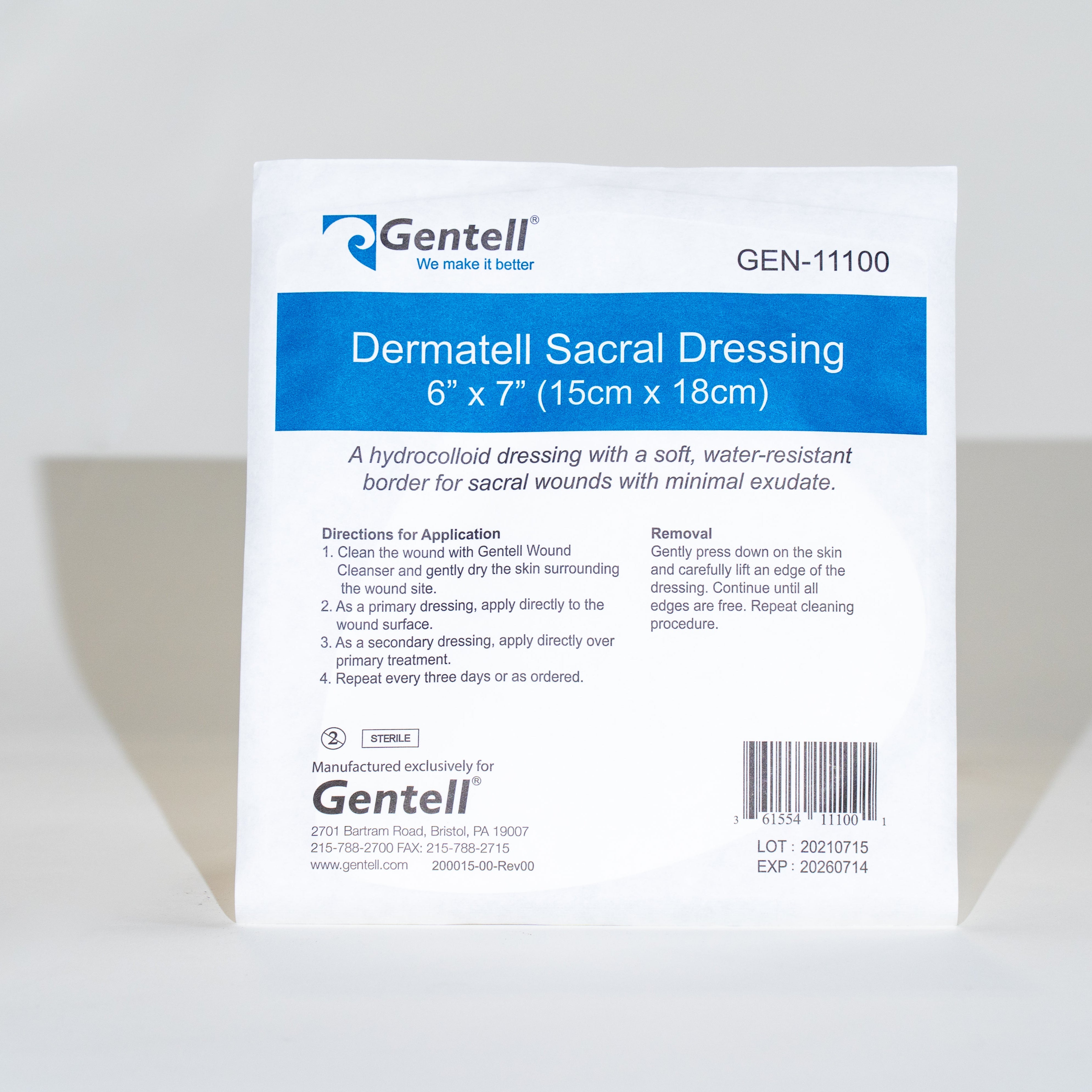 Dermatell™ Hydrocolloid Wound Dressings