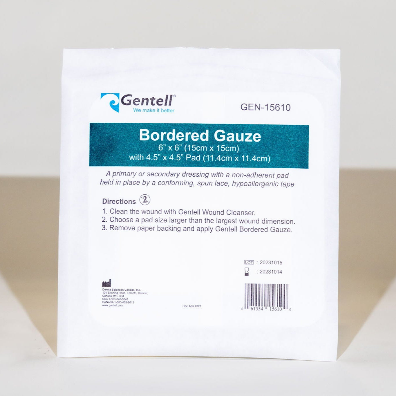 Bordered Gauze