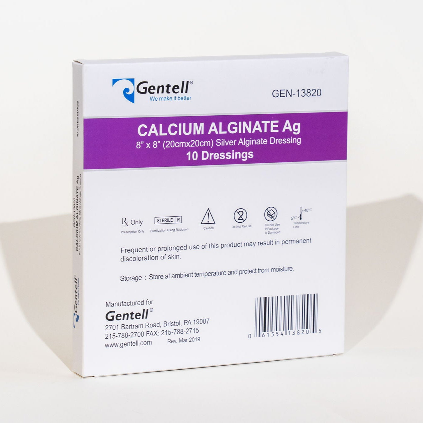 Calcium Alginate Ag (Silver) Dressings