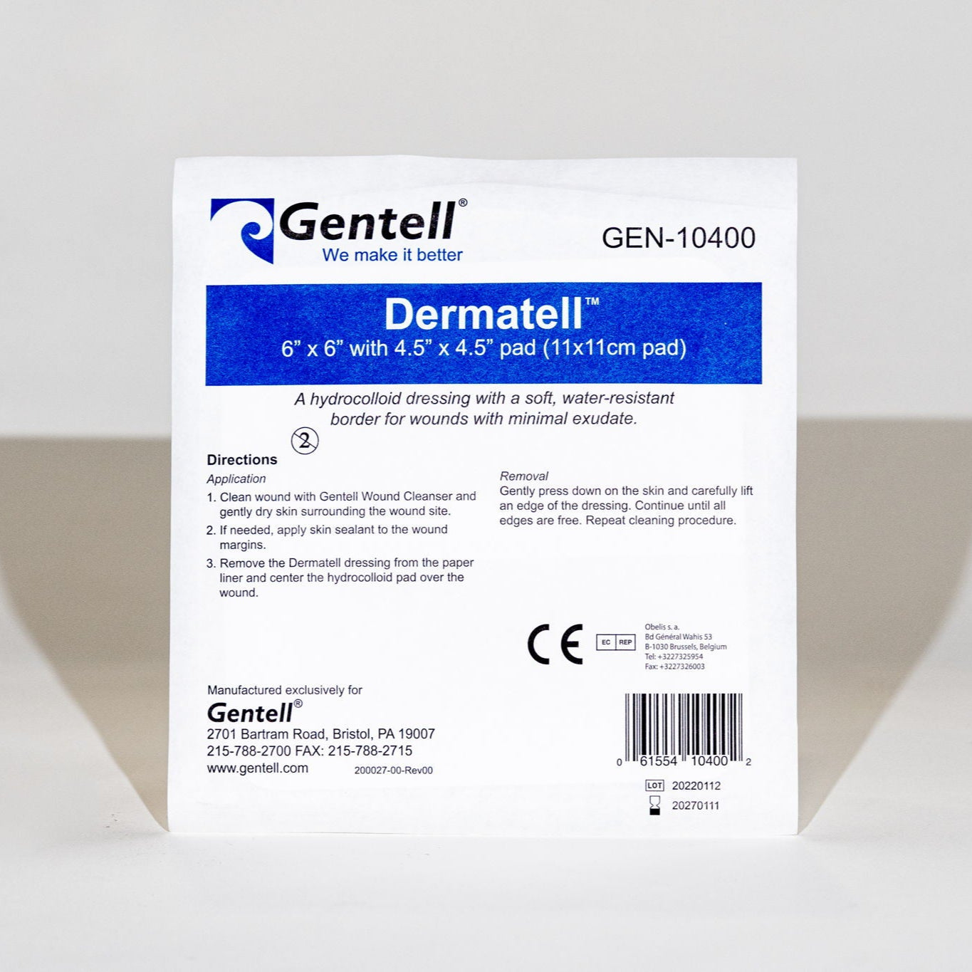 Dermatell™ Hydrocolloid Wound Dressings