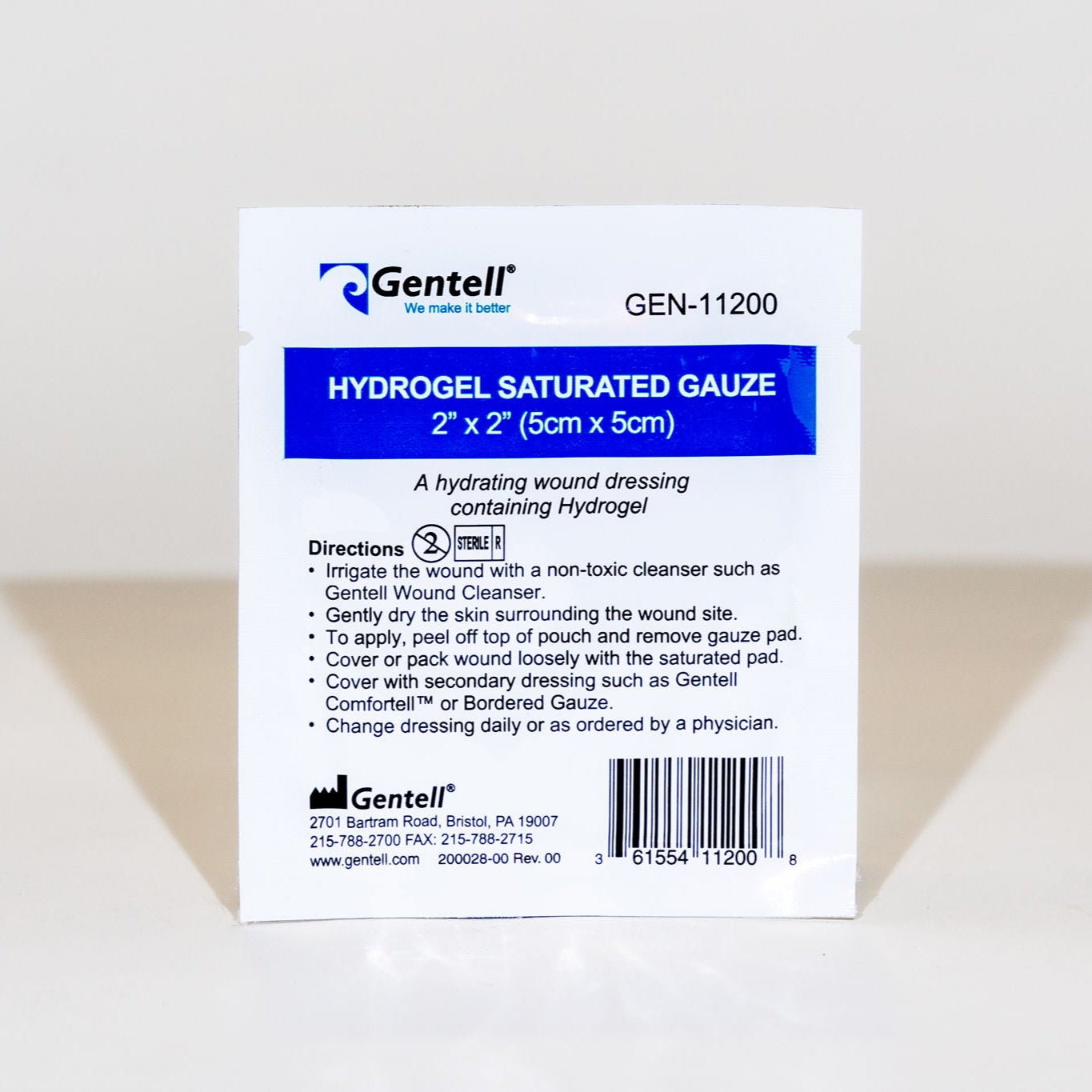 Hydrogel Saturated Gauze