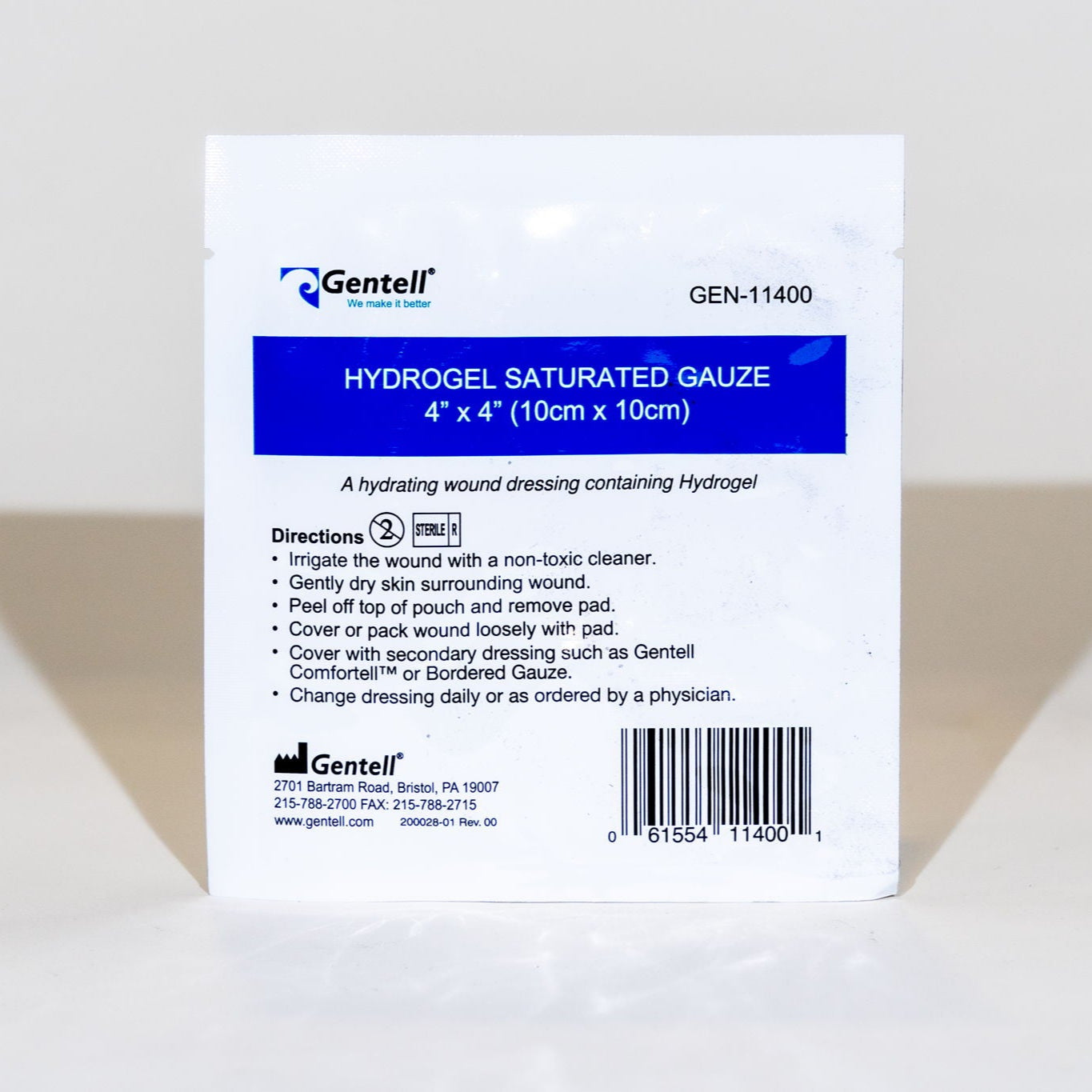 Hydrogel Saturated Gauze